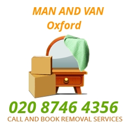 moving home van Oxford