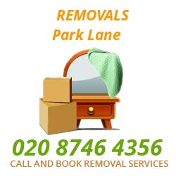 furniture removals Park Lane